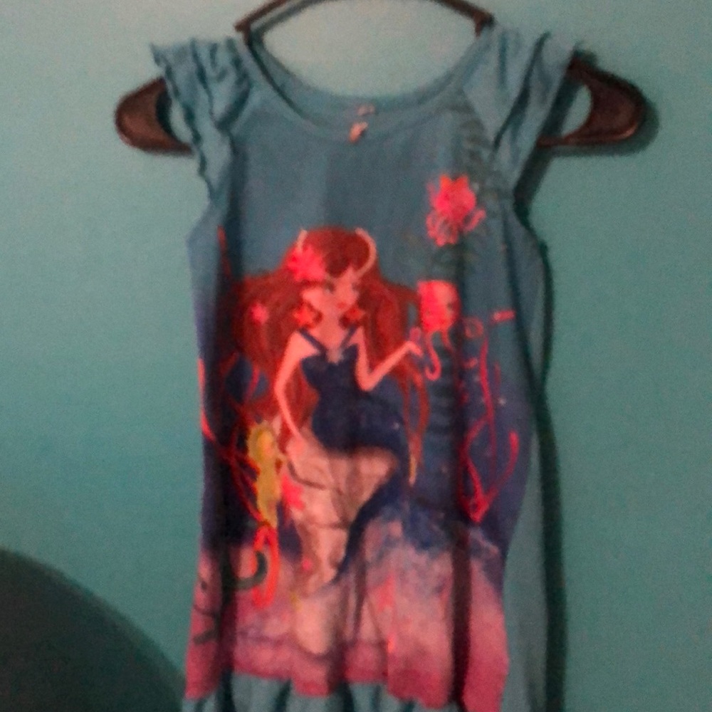 KIDS- mermaid nightgown.  Blue